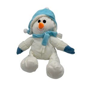 Noah's Ark Animal Workshop 15 Inch Plush Snowman Hat Scarf‎ Mittens